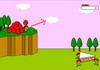 Game Ném dâu lên bánh